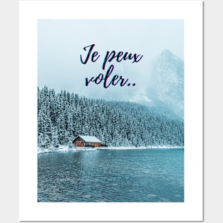 I can fly - popular french quotes theme gifts Posters and Art